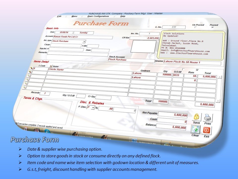 Purchase Form