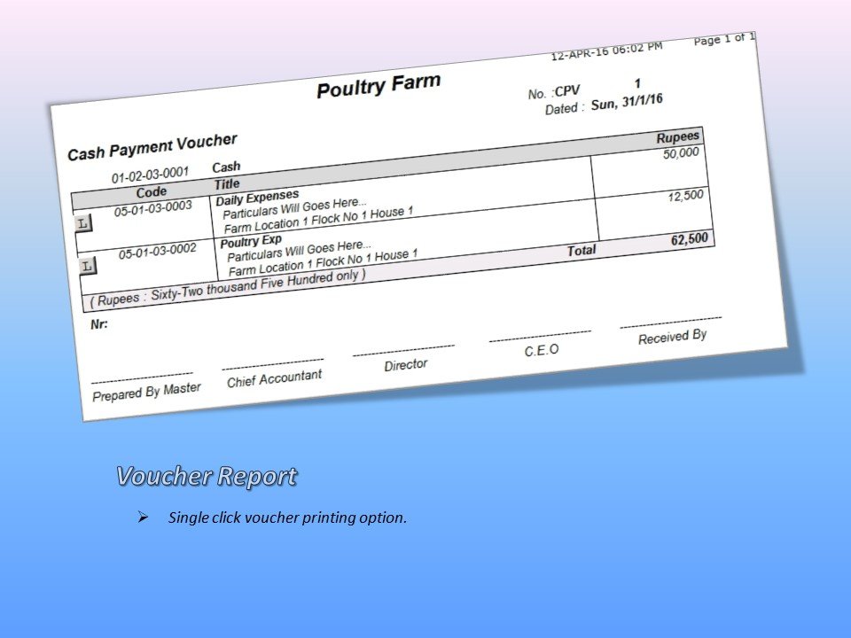Voucher Print